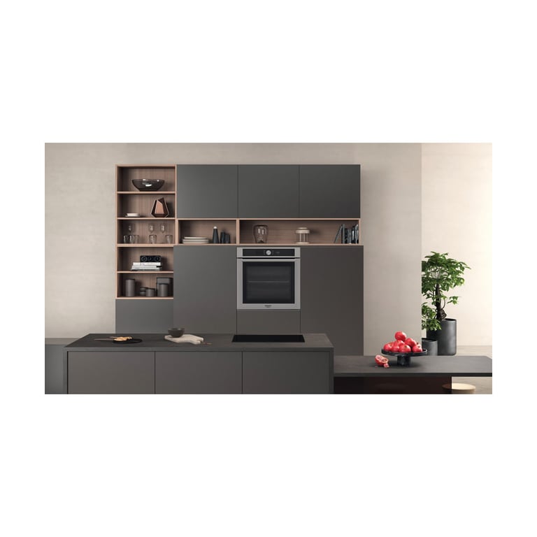Hotpoint FI4 854 P IX HA 71 L Noir, Acier inoxydable - Neuf