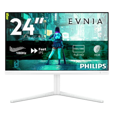 Philips Evnia 24M2N3201A/00 écran plat de PC 60,5 cm (23.8'') 1920 x 1080 pixels Full HD LCD Blanc