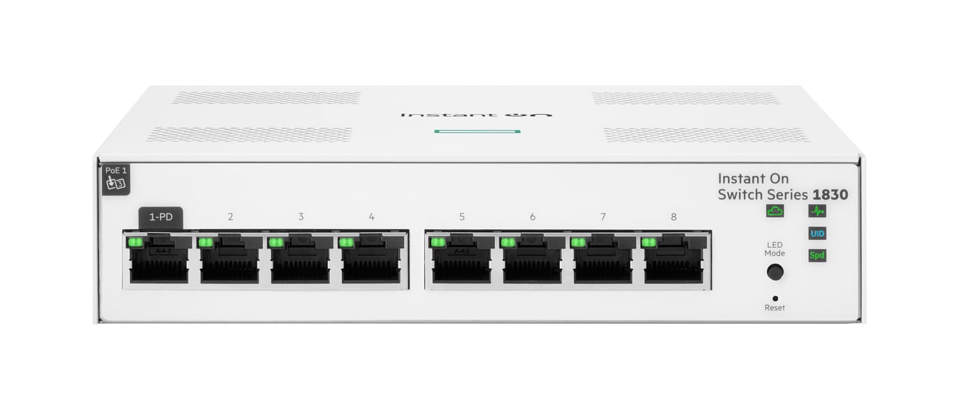 HPE Networking Instant On 1830 8G JL810A - vue 2