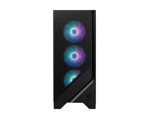 MSI MAG FORGE 320R AIRFLOW Micro Tower CPU Nero, Trasparente