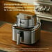 Freidora de Aire Cosori Iconic Single Chef Edition 6 2L 1725W Inoxidable con Temporizador