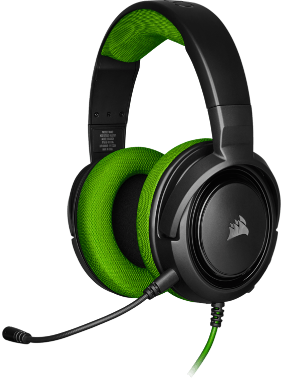 Casque gaming stéréo Corsair HS35- Vert