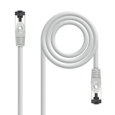 Nanocable Cable de Red Latiguillo Cat.8.1 2GHz LSZH SSTP AWG26, Gris, 5 m