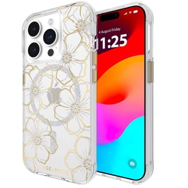 Custodia compatibile con MagSafe per iPhone 15 Pro Max con design Floral Gems