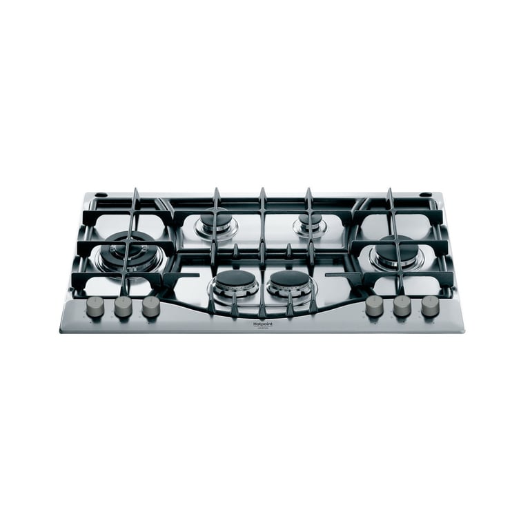 Table De Cuisson Gaz Hotpoint Ariston PHN 961 TSIXHA – 6 Brûleurs, Acier Inoxydable - vue 2