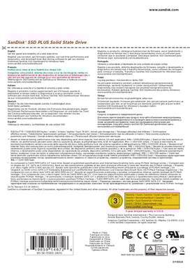 SanDisk Plus 240 GB Serie ATA III SLC