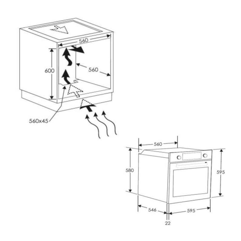 Candy FICDX676 Inox - vue 5
