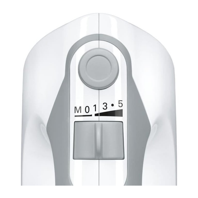 Batteur Bosch MFQ36440 5 vitesses 2 fouets / 2 crochets pétrisseurs inox Bol gradué avec couvercle / - vue 5