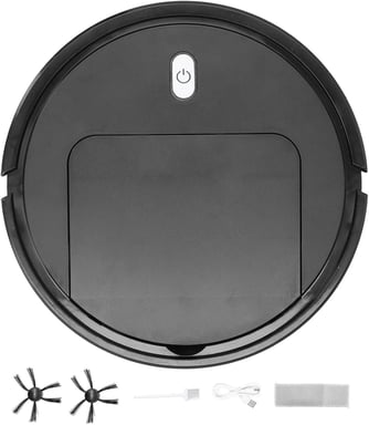 Robot aspirateur Automatique Rechargeable par USB noir Vendos85