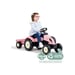 Trattore a pedali FALK Country Star con rimorchio staccabile 2-5 anni Rosa