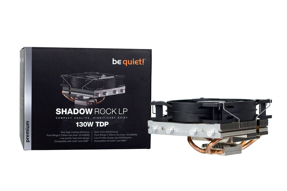be quiet! Shadow Rock LP Processeur Refroidisseur 12 cm Cuivre Neuf - vue 2