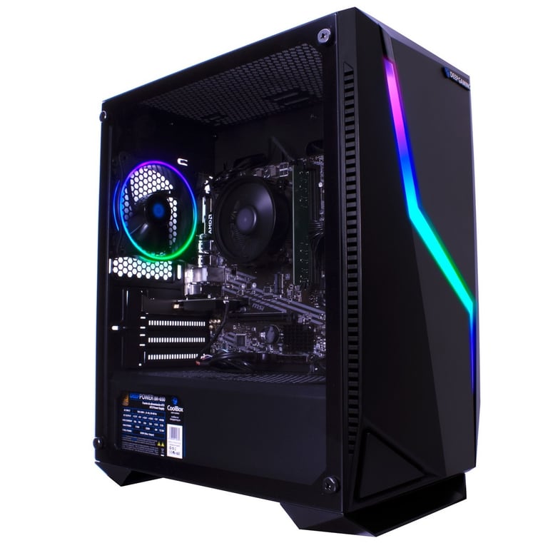 PC Gamer DeepGaming Nexus Ryzen 5-5600G, Radeon Vega 7, 16Go RAM DDR4, 1To SSD, Windows 11 Pro - Neuf