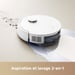 E20 Plus - Robot Aspirateur Laveur avec Vidage Automatique, Auto-vidangeable Pendant 90 Jours, 5000Pa