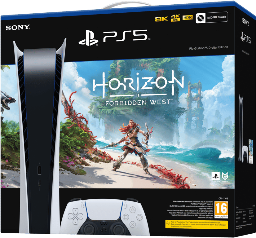 Pack Sony PlayStation 5 PS5 Digital Horizon Forbidden West Console Bundle