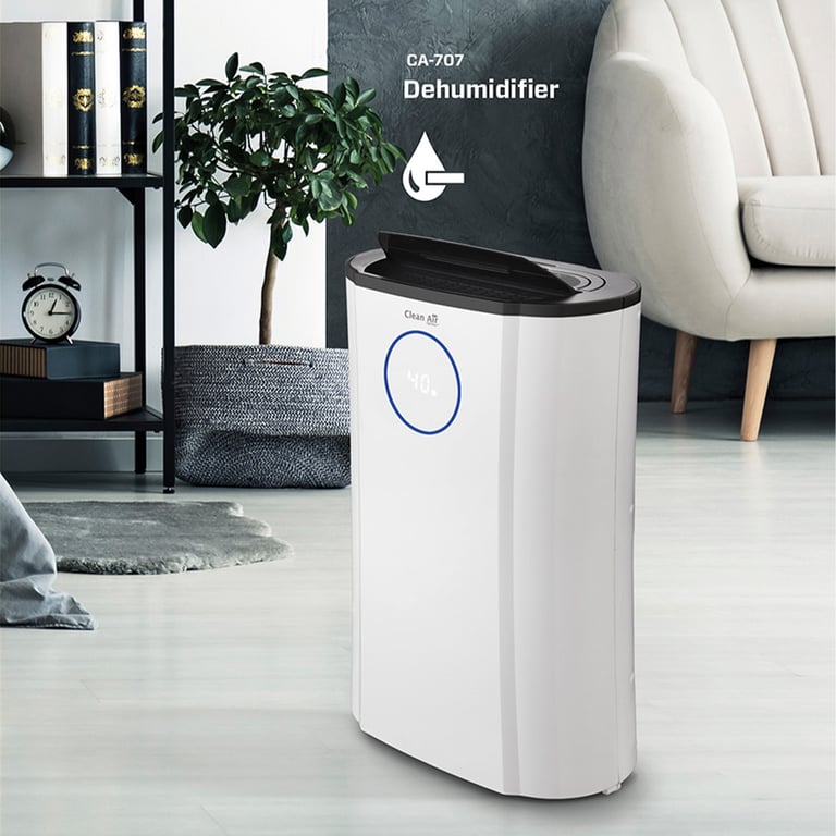 Clean Air Optima Déshumidificateur et purificateur d'air CA 707 espaces jusqu'à 70m² / 175m³ Neuf - vue 2