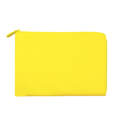 Sacoche en cuir recyclé Ine laptop 14/15'' Jaune