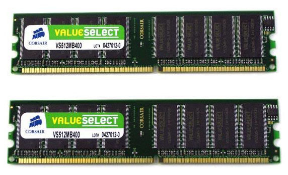Corsair Value Select 8 Go CMV8GX3M2A1600C11 - vue 2