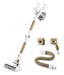 Ufesa U3 Digital Pet Aspirapolvere a scopa 2 in 1 Batteria Secca Senza sacco 0,8 L Oro, Bianco 2,2 Ah