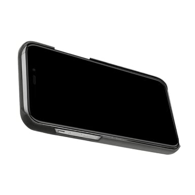 Apple iPhone 12 Funda de piel - Tapa trasera - Negro - Piel lisa