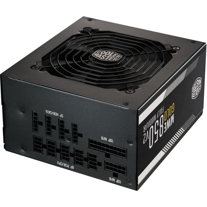 Alimentation COOLER MASTER MWE Gold 850 V2 850 Watt ATX3.1 80 Plus Gold - vue 9