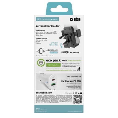 Supporto universale per auto fino a 5,5'' - SBS