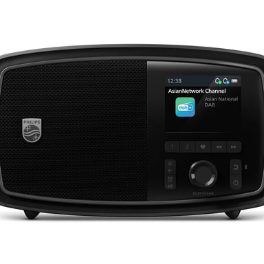 Philips TAV2000DB Portable Analogique et numérique Noir