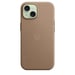 Guscio a trama fine con MagSafe per iPhone 15 Taupe