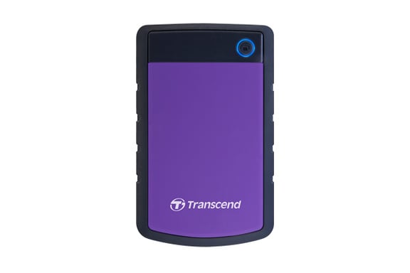 Transcend StoreJet 25H3 disque dur externe 4 To 2.5'' USB 3.2 Gen 1 (3.1 Gen 1) Noir, Violet