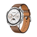 Reloj GT 4 46 mm Classic de piel marrón, caja de acero inoxidable