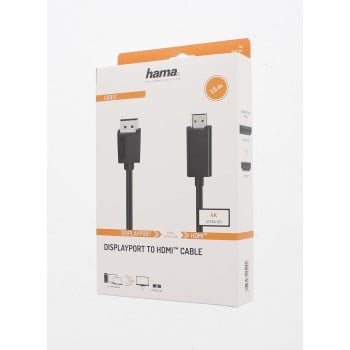 Hama 00205144 cavo video e adattatore HDMI DisplayPort da 1,5 m Nero