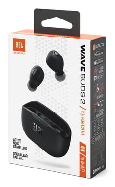 JBL Wave Buds 2 Casque True Wireless Stereo (TWS) Ecouteurs Appels/Musique Bluetooth Noir