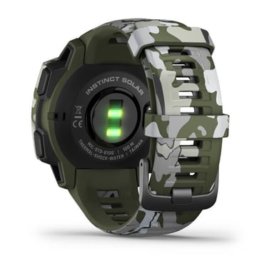 Instinct Solar Camo Edition Mip Camouflage Gps (Satellite), vert