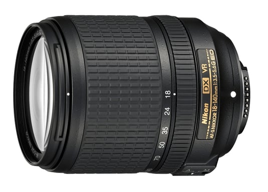 Nikon AF-S DX NIKKOR 18-140 f/3.5-5.6 G ED VR SLR Objetivo telefoto zoom Negro