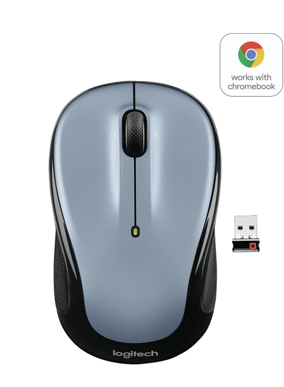 Souris sans fil Logitech M325 (Noir/Bleu)
