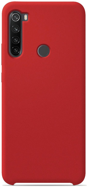 Coque silicone unie compatible Soft Touch Rouge Xiaomi Redmi Note 8T