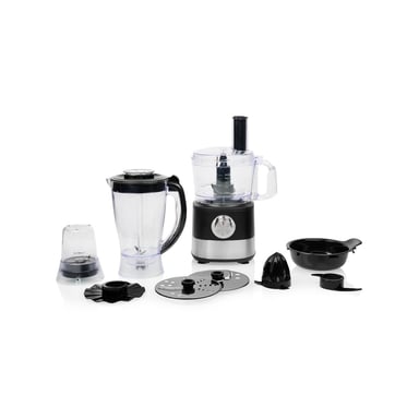 Princess 221054 robot de cuisine 1000 W 1,2 L Anthracite, Acier inoxydable, Transparent