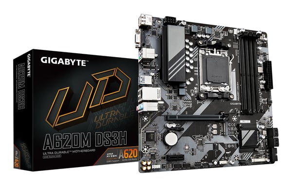 GIGABYTE A620M DS3H Scheda Madre AMD A620 Slot AM5 micro ATX