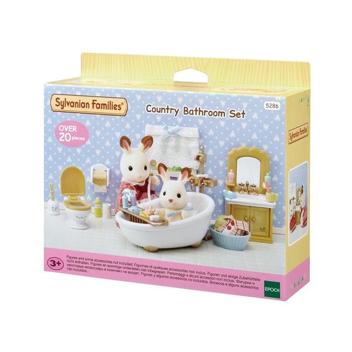 Sylvanian Family 5286 : Le set de salle de bains Epoch d'enfance - vue 3