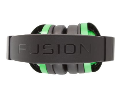 PowerA Fusion Casque avec fil Arceau Jouer : Un casque audio confortable et polyvalent pour une expérience de jeu immersive - Noir et vert