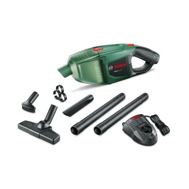 Bosch EasyVac 12 Aspiradora escoba 2 en 1 Secar Sin bolsa Negro, Verde 2,5 Ah