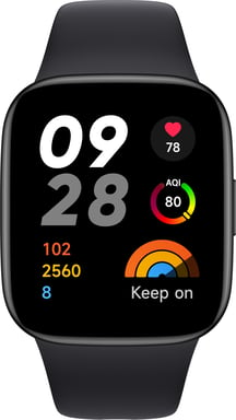 Xiaomi Redmi Watch 3 4,45 cm (1.75'') AMOLED 42 mm Numérique 390 x 450 pixels Écran tactile Noir GPS (satellite)