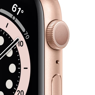 Apple Watch Series 6 OLED 40 mm Digital 324 x 394 Pixeles Pantalla táctil Oro Wifi GPS (satélite)