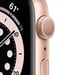 Apple Watch Series 6 OLED 40 mm Digital 324 x 394 Pixeles Pantalla táctil Oro Wifi GPS (satélite)