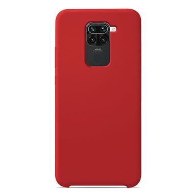 Coque silicone unie Soft Touch Rouge compatible Xiaomi Redmi Note 9