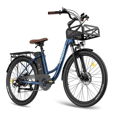 Bicicleta eléctrica FAFREES F26 Lasting - Motor 250W Batería 36V20.3Ah Autonomía 160KM - Azul