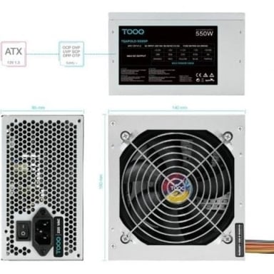 FUENTE ALIMENTACION TOOQ TQAPOLO-550SP 550W