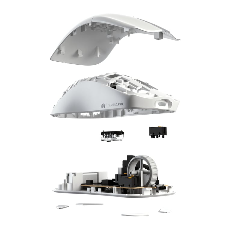 Glorious Gaming Series 2 PRO Jouer Droitier RF Wireless + USB Type C Optique 26000 DPI Neuf - vue 3