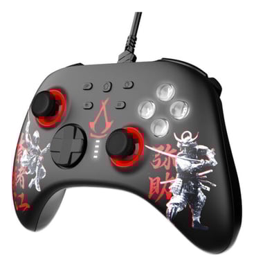 Freaks and Geeks 803690b Noir, Rouge USB Manette de jeu Android, Nintendo Switch, PC