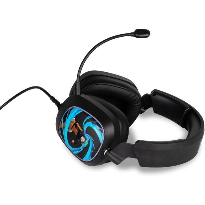 Casque Gaming Filaire KONIX Naruto Shippuden – Son Surround 7.1, Haut-parleurs 50 mm - vue 2