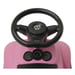 Auto a spinta VW Beetle rosa vivace per bambini